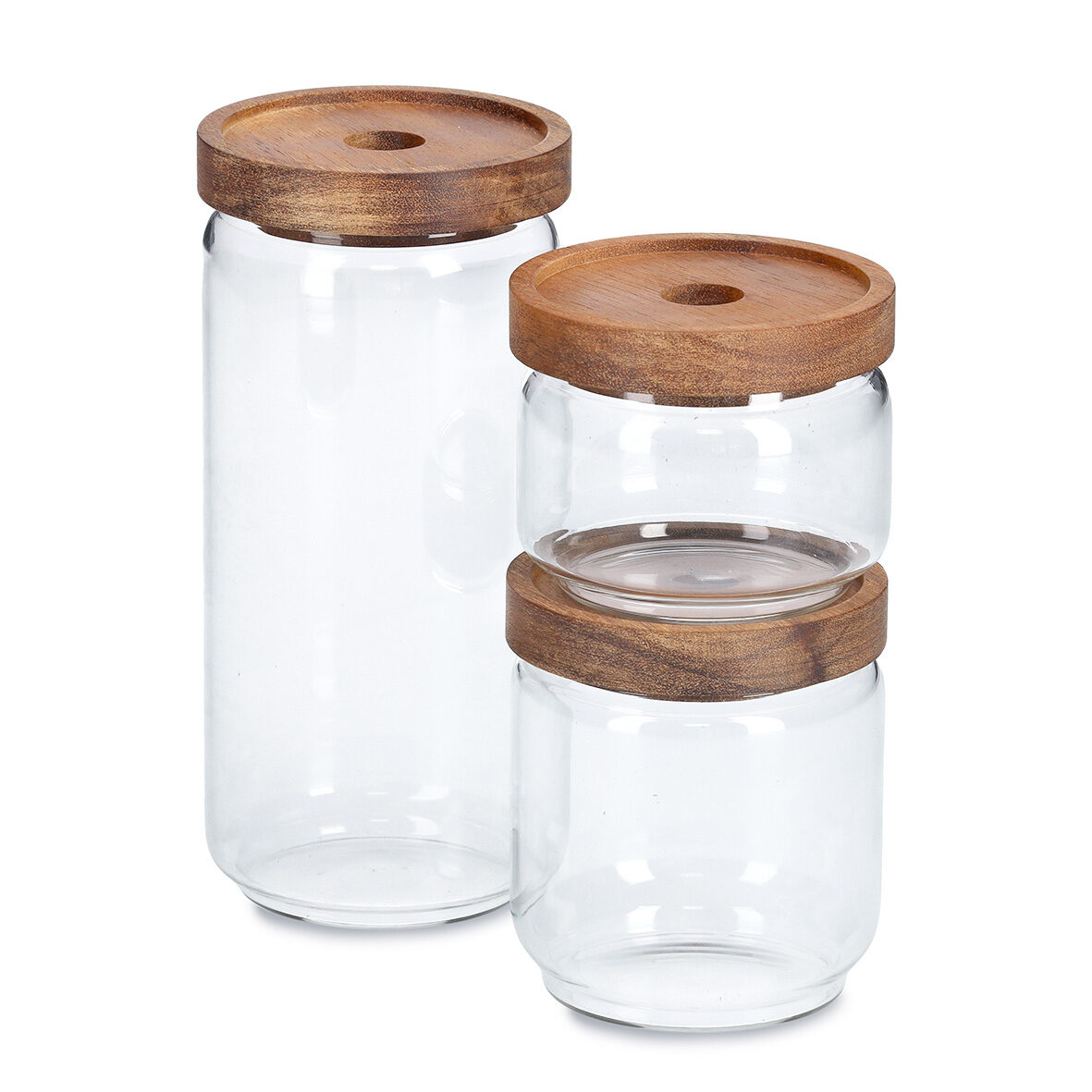 zeller-present-k-che-vorratsglas-akaziendeckel-260-ml-borosilikat image 4