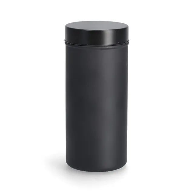 zeller-present-k-che-vorratsglas-1250-ml-schwarz-metalldeckel image 1