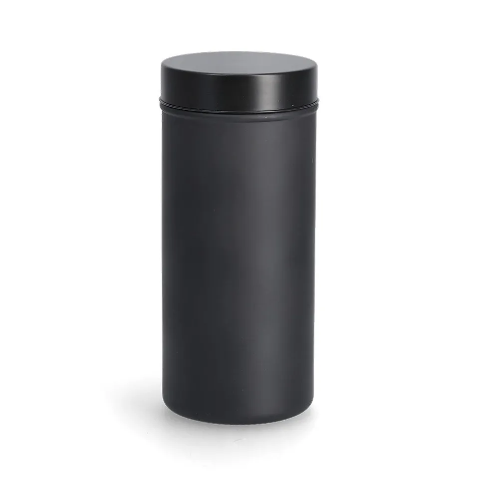 zeller-present-k-che-vorratsglas-1250-ml-schwarz-metalldeckel image 1