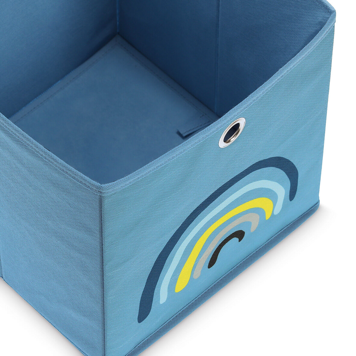 zeller-kids-aufbewahrungsbox-blue-rainbow-vlies-blau image 4
