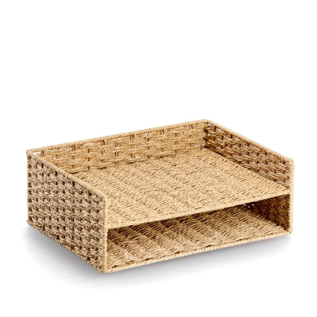zeller-present-office-dokumentenablage-papiergeflecht-2-f-cher image 1