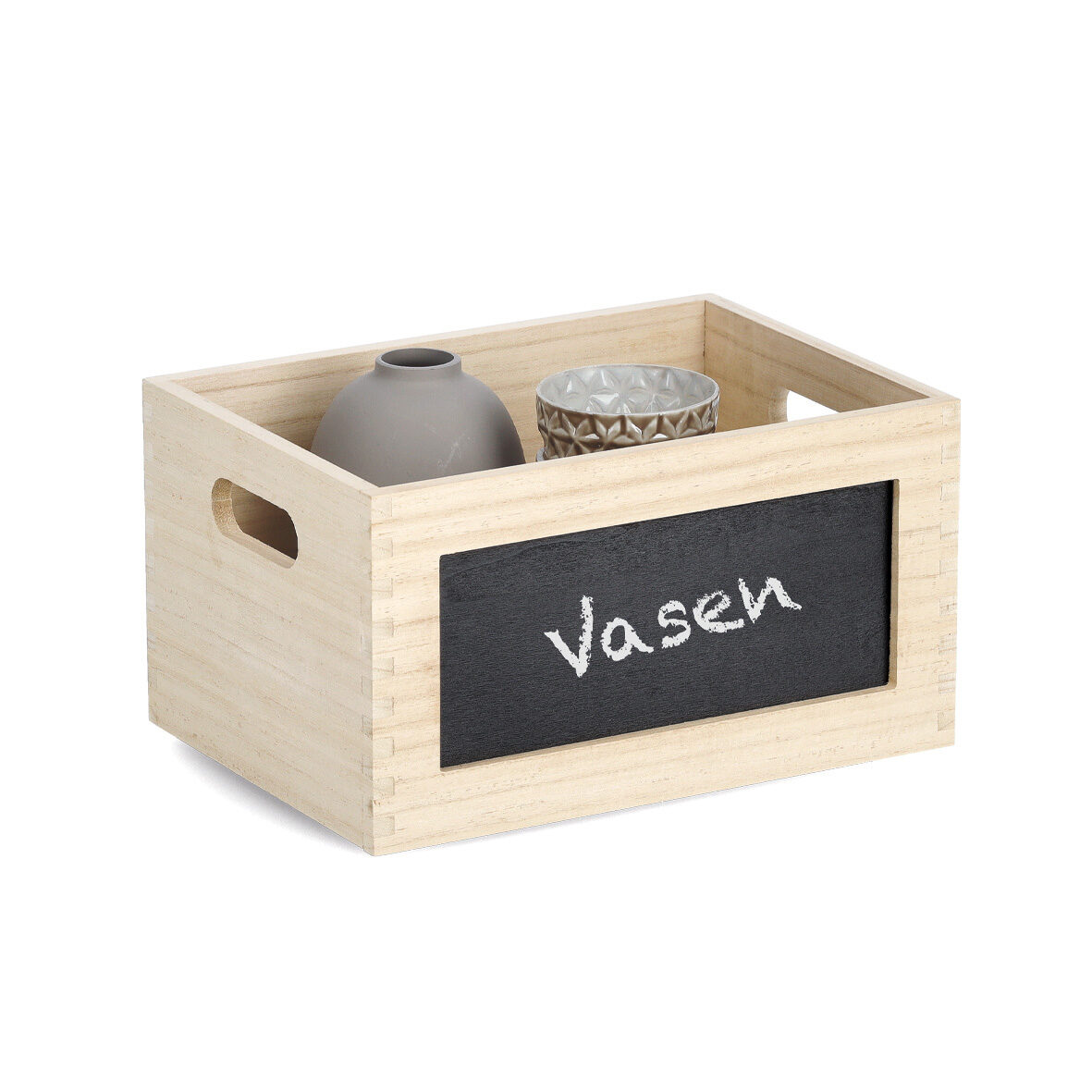 zeller-present-home-living-allzweckkiste-mit-tafel-holzkiste-griff image 2