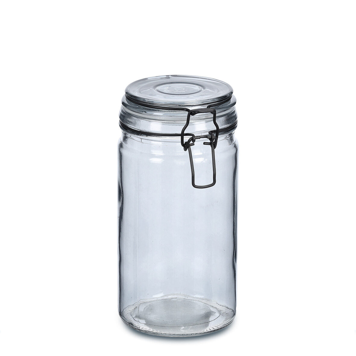 zeller-present-vorratsglas-b-gelverschluss-750-ml-grau image 1