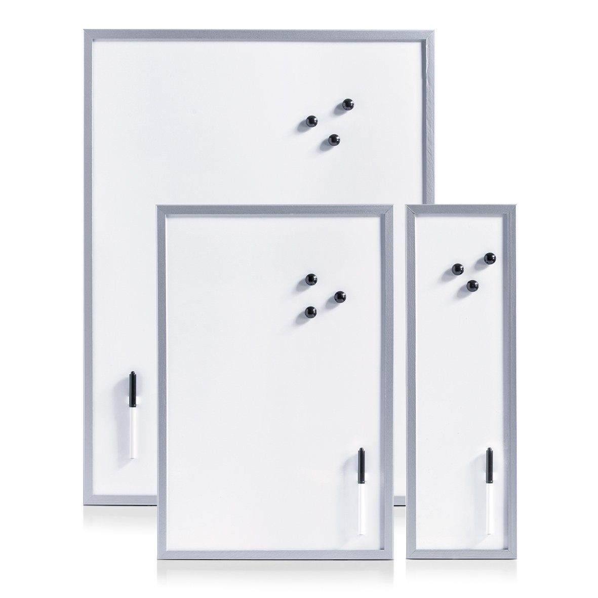 zeller-present-office-magnet-schreibtafel-metall-alugrau-2 image 3
