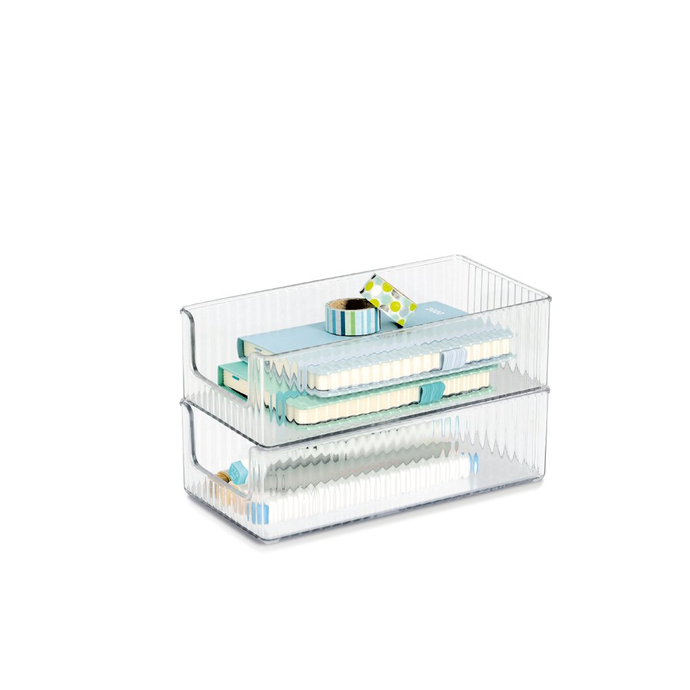 zeller-present-utensilien-organizer-set-3-tlg-transparent image 3