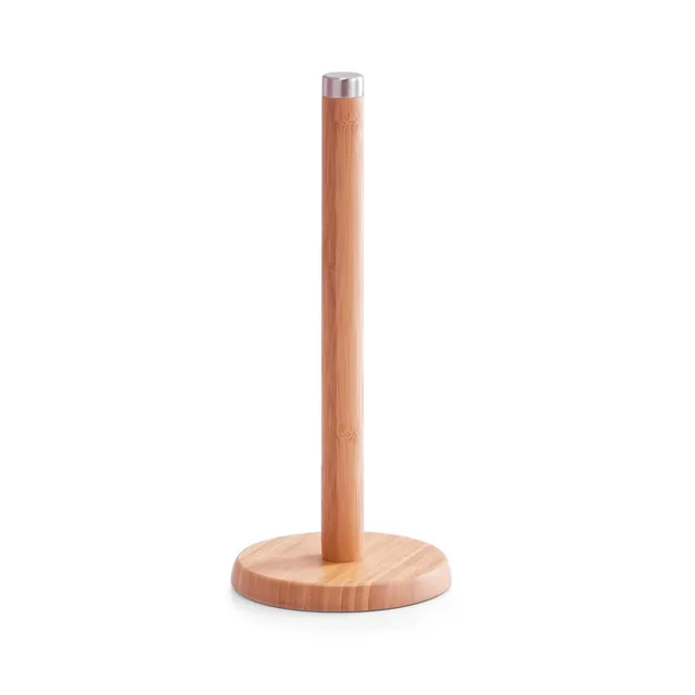 zeller-present-k-che-k-chenrollenhalter-bambus-edelstahl-tuchst-nder image 1