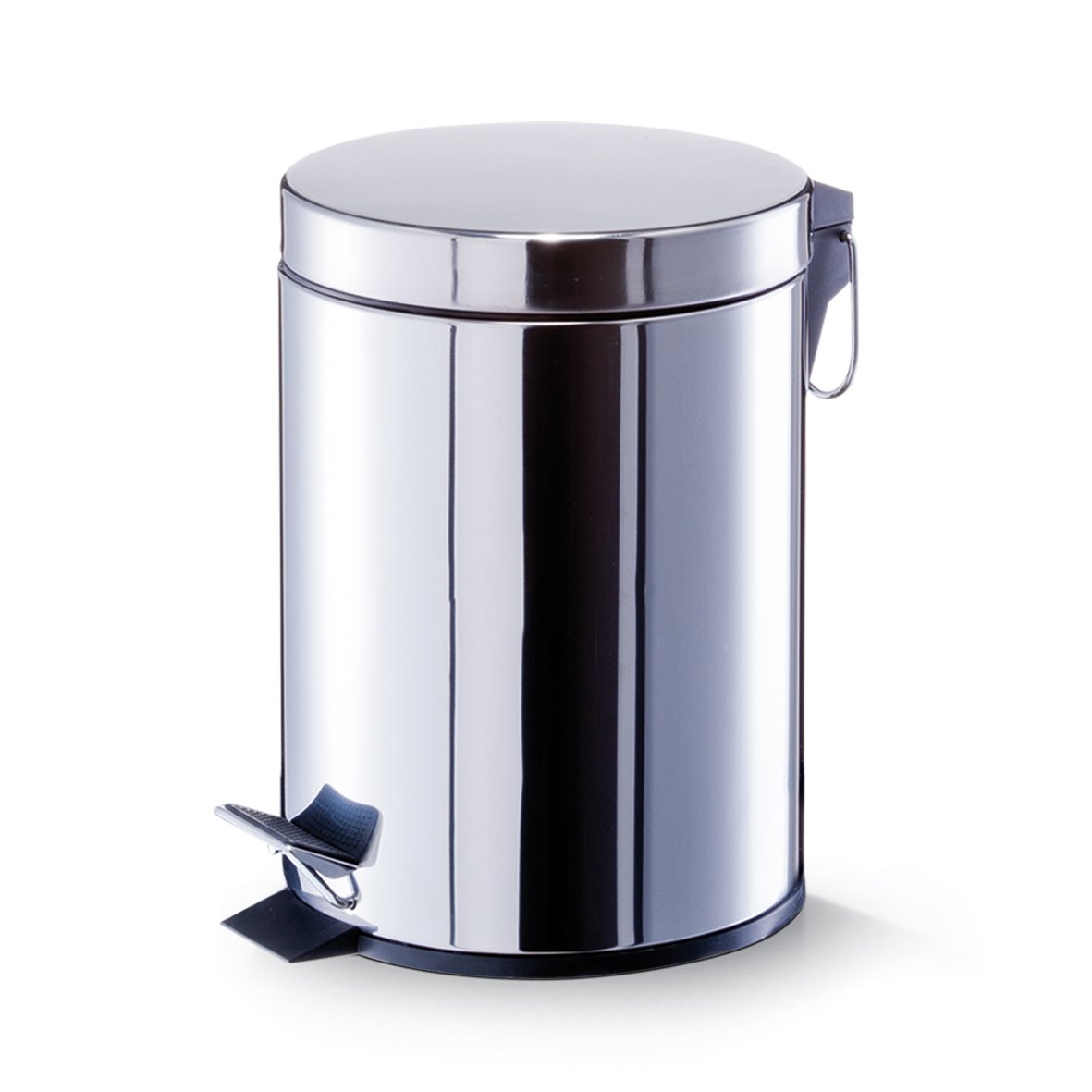 zeller-present-treteimer-5-liter-edelstahl-m-lleimer-mit-pedal image 1