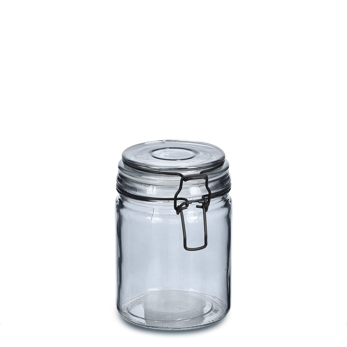 zeller-present-k-che-vorratsglas-b-gelverschluss-250-ml-grau image 1