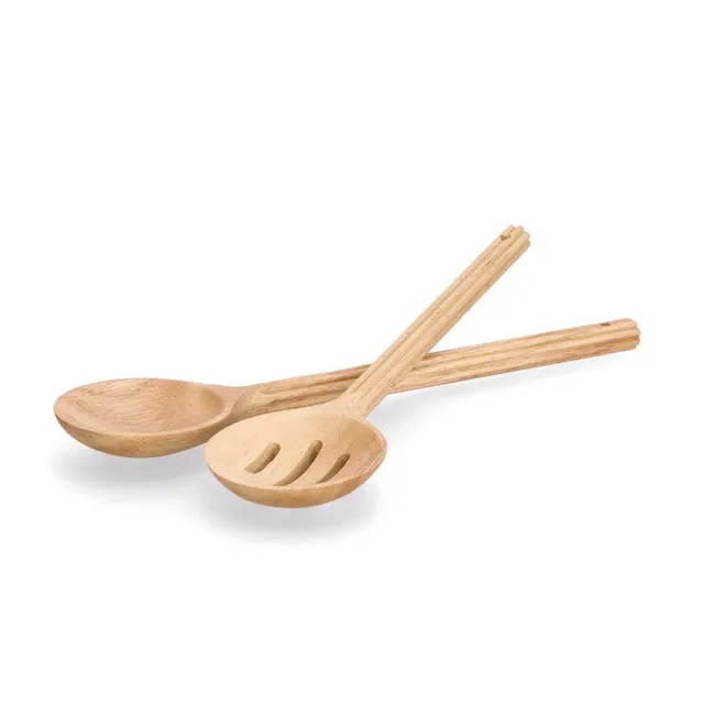 zeller-present-k-che-salatbesteck-set-stripes-gummibaum-2-tlg image 1