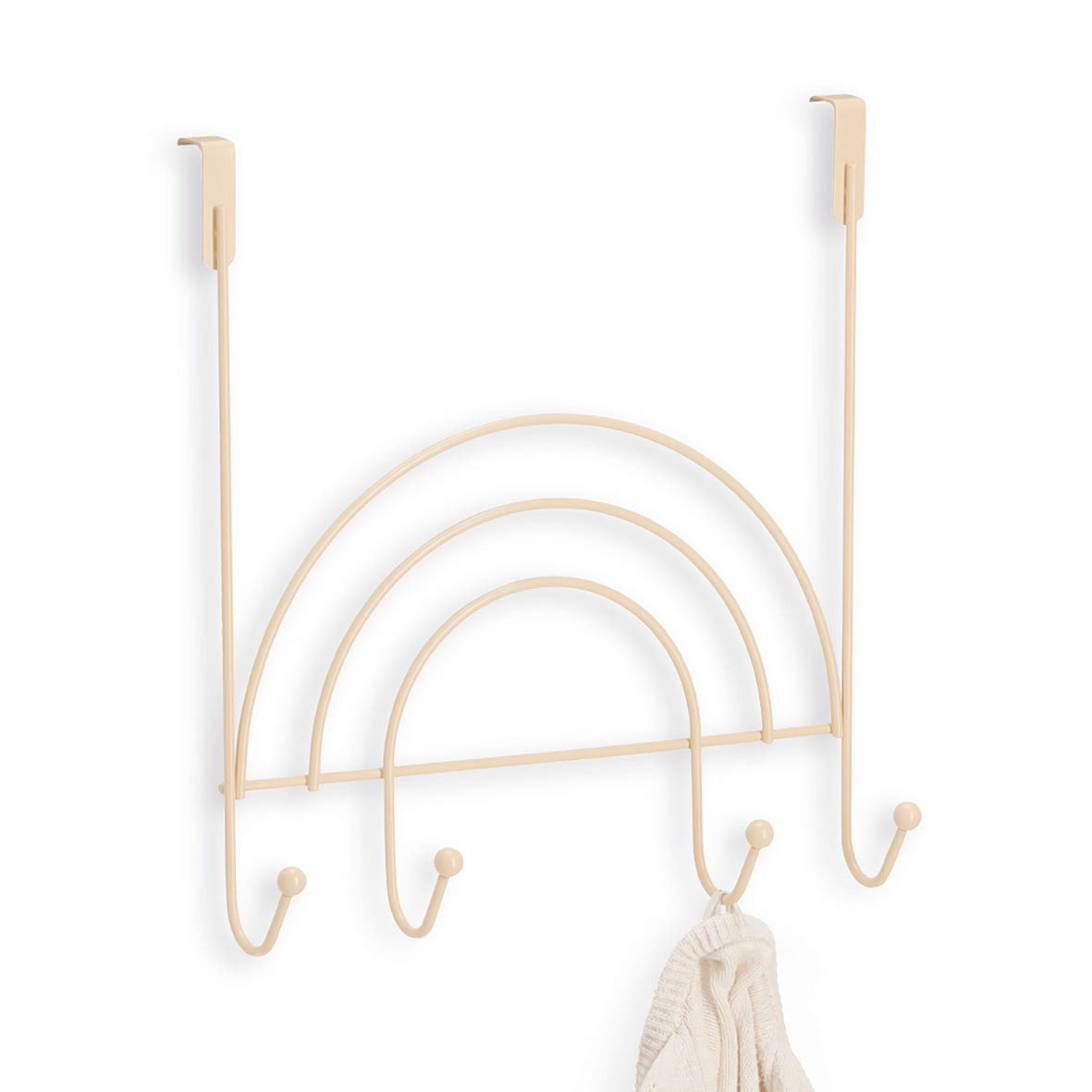 zeller-present-rainbow-t-rh-nger-metall-beige-4-haken image 2