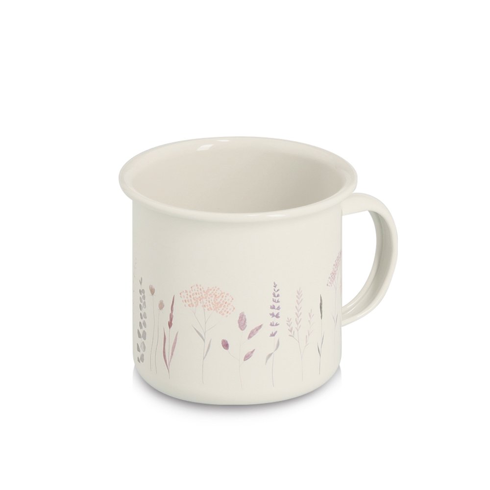 zeller-present-k-che-tasse-flowers-320-ml-metall-blumen image 1