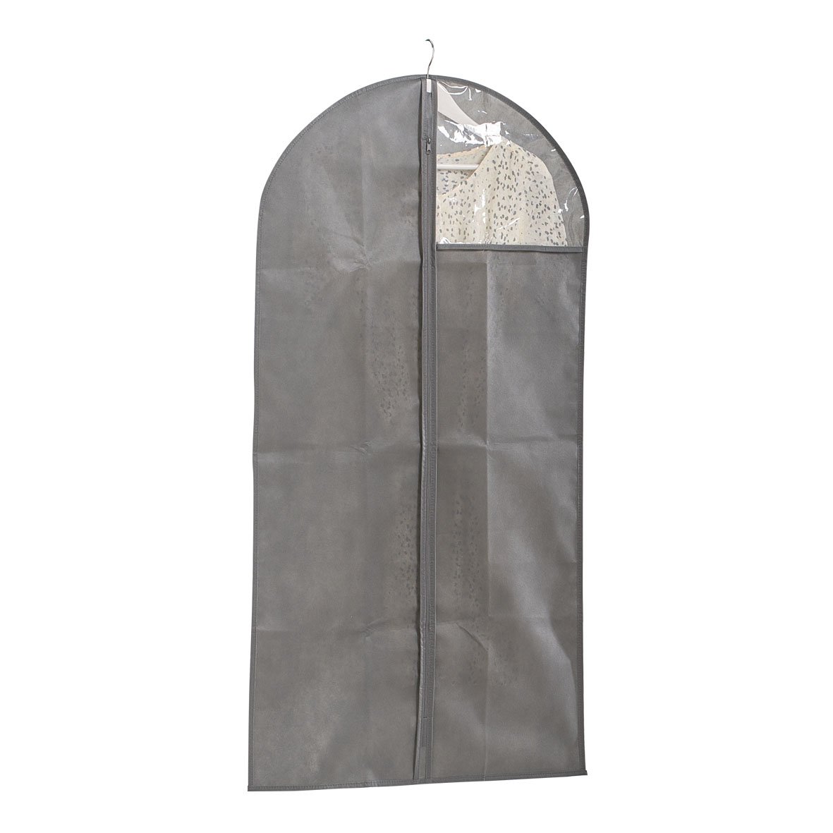 zeller-present-home-kleiderh-lle-vlies-grau-mit-fenster image 1