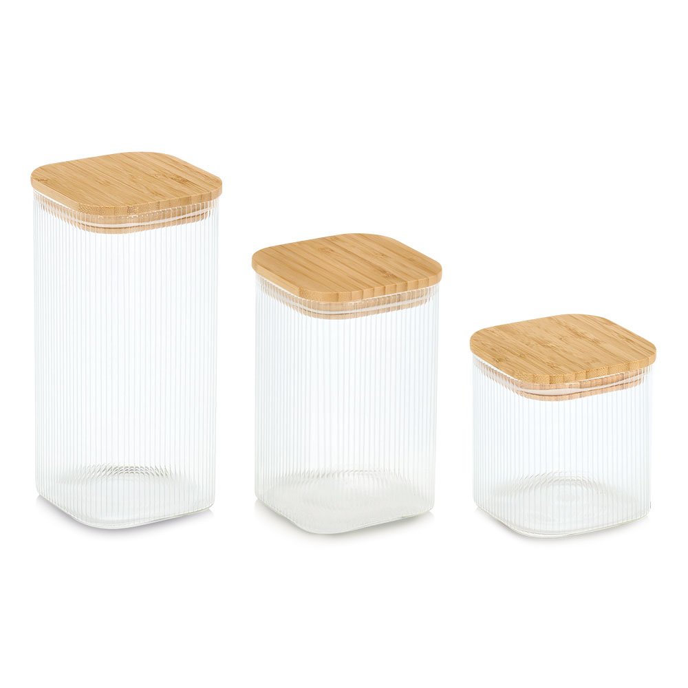 zeller-k-che-vorratsglas-1500-ml-bambusdeckel-geriffelt image 4