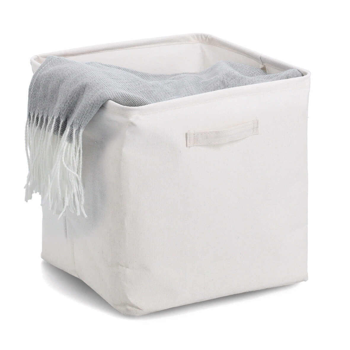 zeller-present-home-living-aufbewahrungsbox-creme-polyester-baumwolle image 3