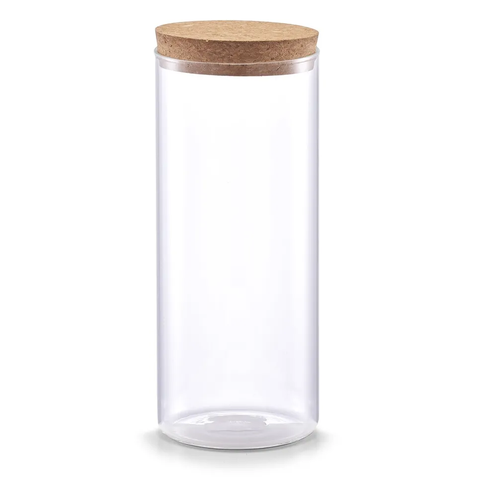 zeller-present-k-che-vorratsglas-korkdeckel-1400-ml image 1