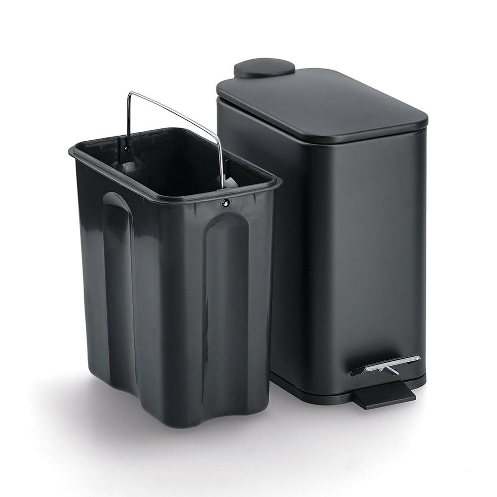 zeller-present-bad-treteimer-soft-close-5-liter-schwarz image 3