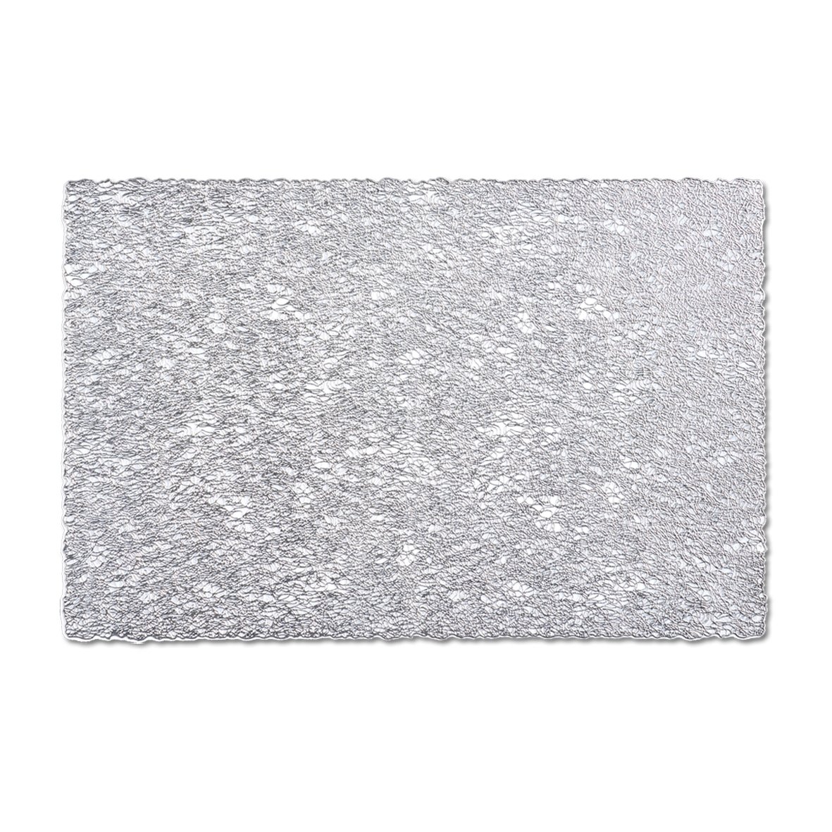 zeller-present-table-weave-platzset-silber-kunststoff image 1