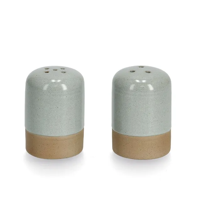 zeller-present-k-che-salz-pfefferstreuer-set-steingut-salbei image 1