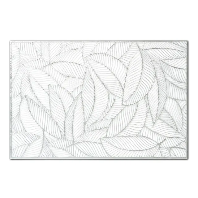 zeller-present-table-platzset-farn-kunststoff-silber-tischset image 1
