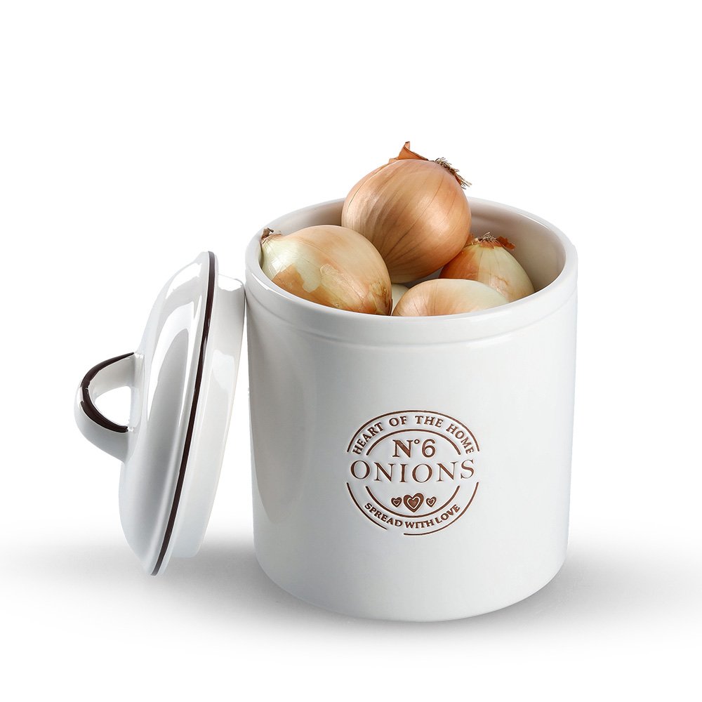 zeller-k-che-onions-vorratsdose-1620-ml-keramik-wei image 2