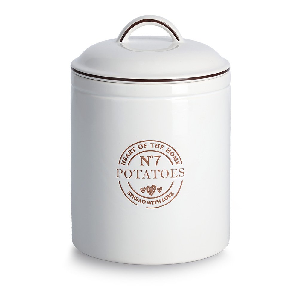 zeller-present-k-che-vorratsdose-potatoes-2900-ml-keramik-wei image 1