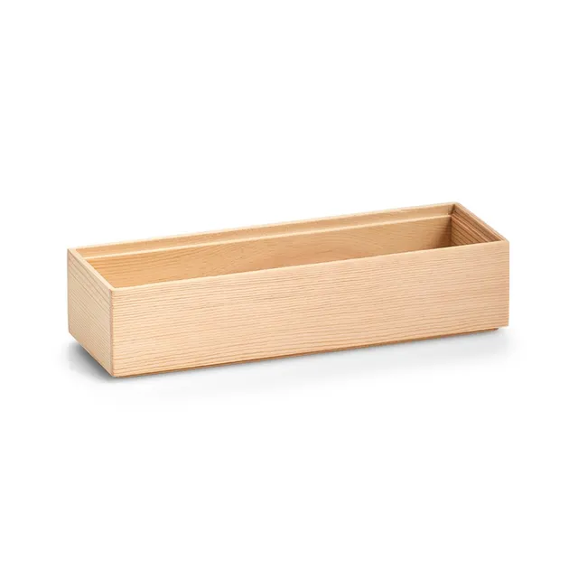 zeller-present-home-ordnungsbox-kiefer-holz-stapelbar image 1