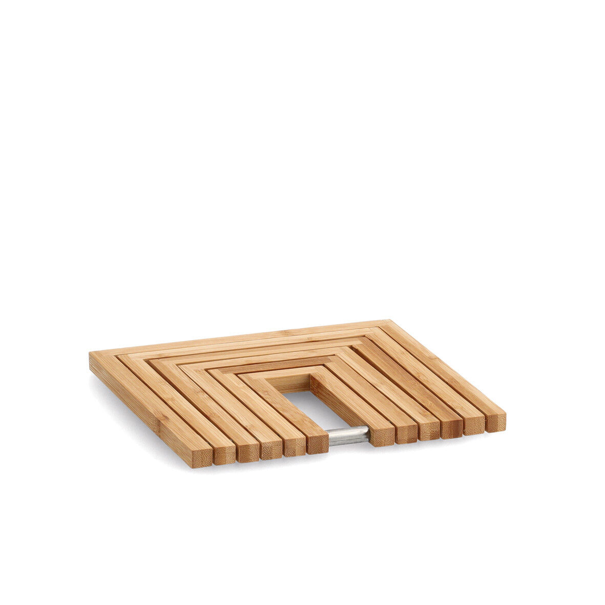 zeller-present-k-che-topfuntersetzer-bambus-ausklappbar-hitzebest-ndig image 1