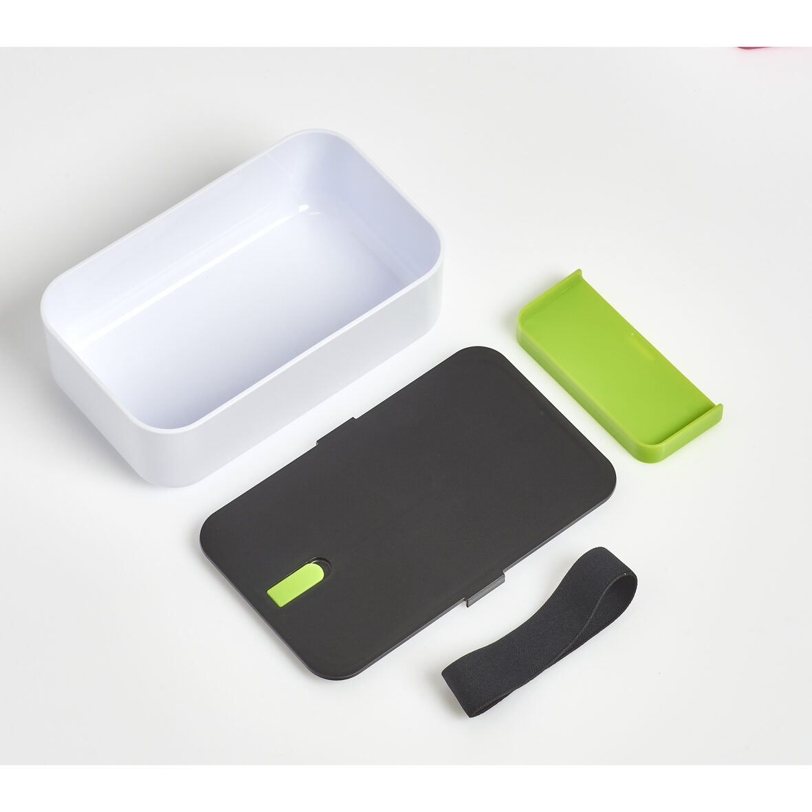 zeller-present-k-che-lunch-box-kunststoff-wei-schwarz-gr-n image 4