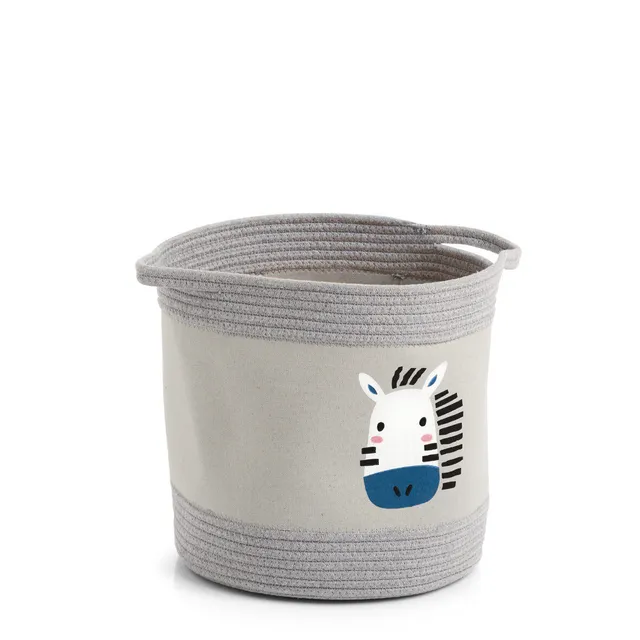 zeller-present-aufbewahrungskorb-zebra-baumwolle-kinder image 1