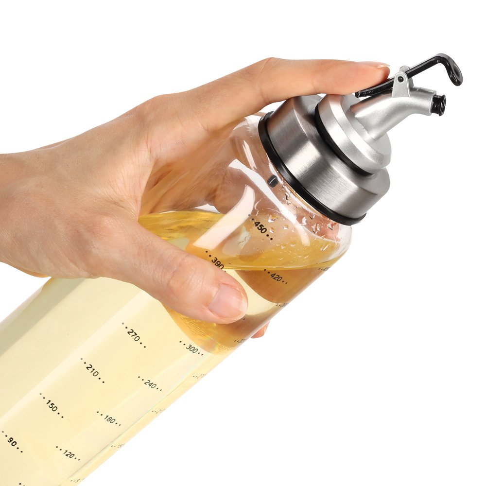 zeller-present-lflasche-essigflasche-glas-500-ml-metall image 3