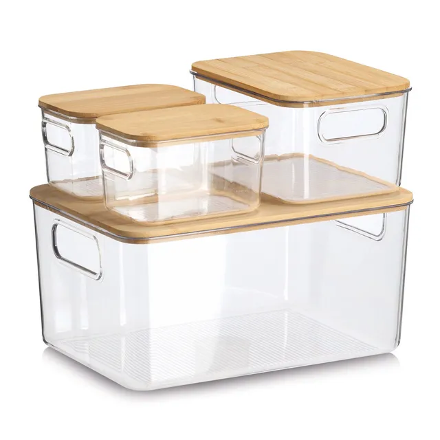 zeller-present-home-living-aufbewahrungsboxen-set-4-tlg-bambus image 1