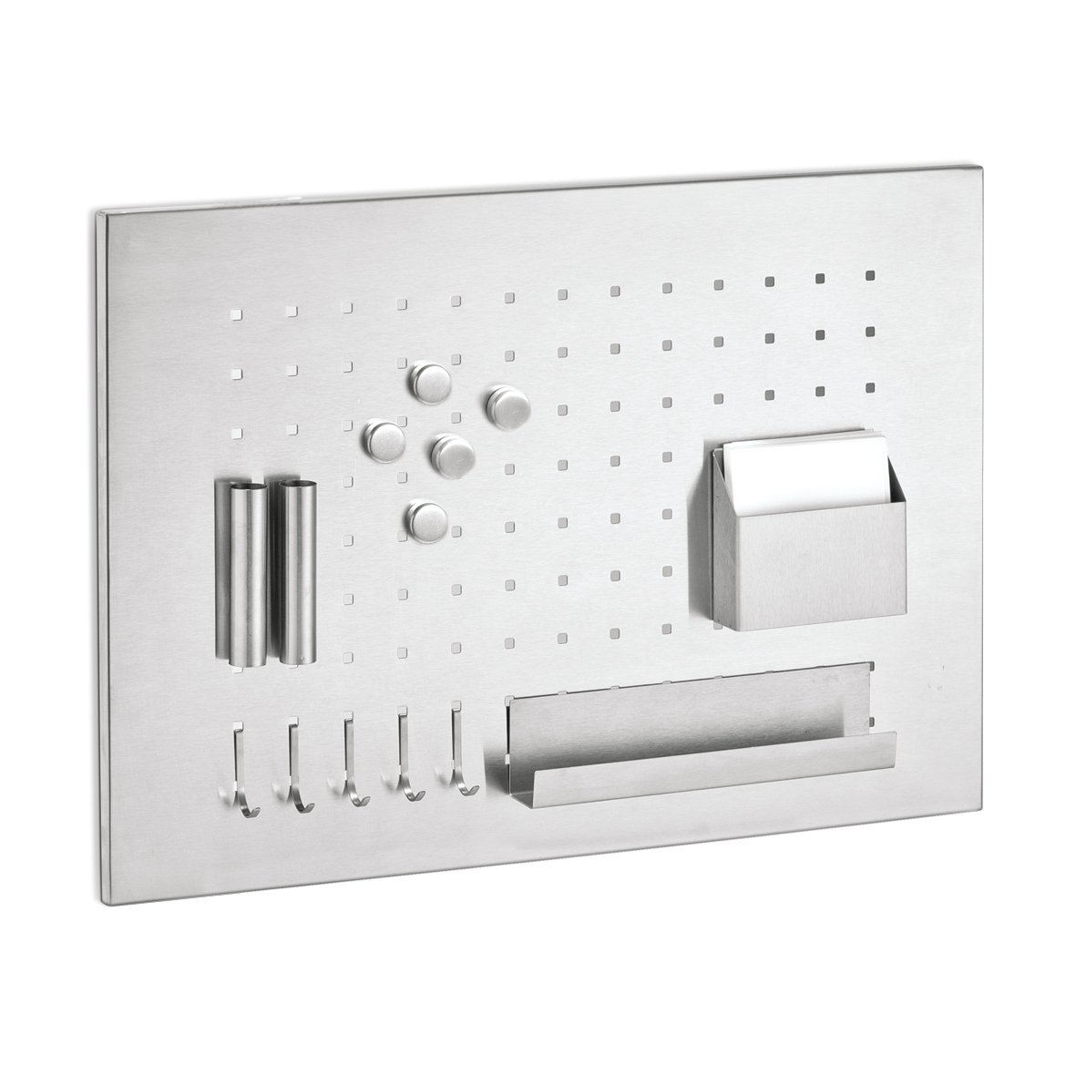 zeller-present-memoboard-edelstahl-mit-utensilien-magnetisch image 1