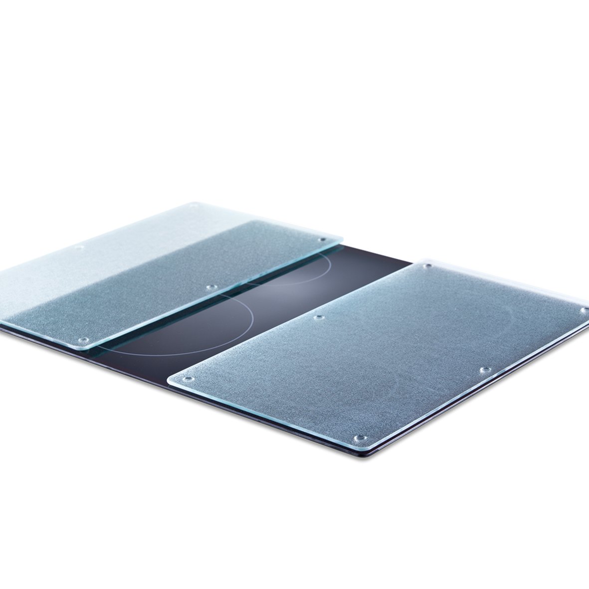 zeller-k-che-herdabdeckplatten-set-2-tlg-glas-schneideplatte image 3