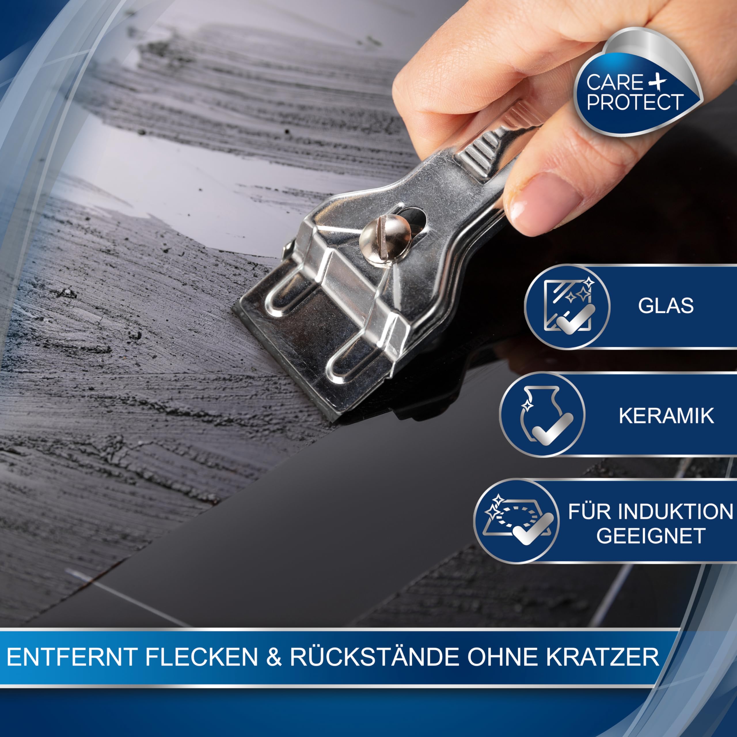 care-protect-kochen-glaskeramik-schaber-edelstahl-klinge image 2
