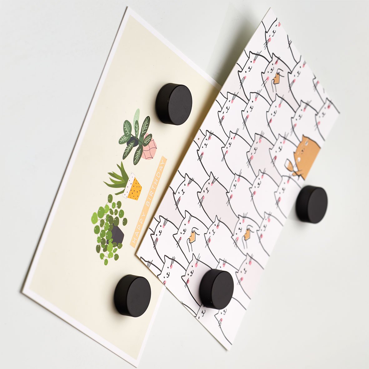 zeller-office-magnet-set-4-tlg-extra-stark-schwarz image 3