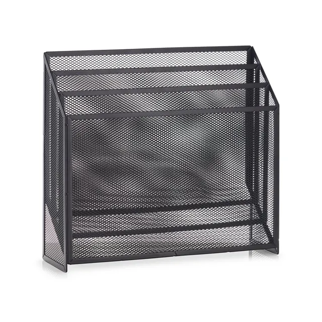 zeller-present-home-living-zeitungsst-nder-mesh-anthrazit-2 image 1