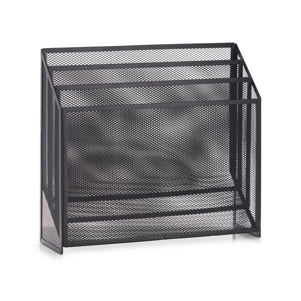 zeller-present-home-living-zeitungsst-nder-mesh-anthrazit-2 image 1