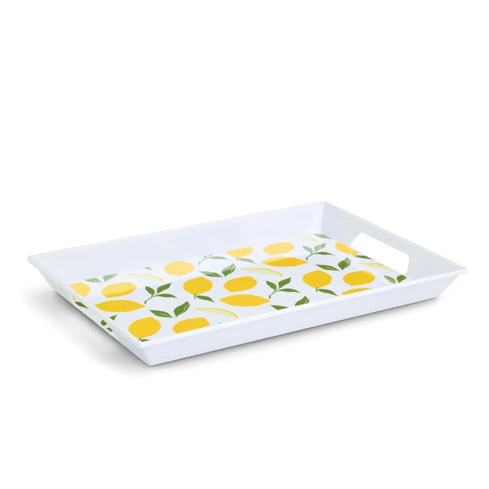 zeller-present-table-melamintablett-lemons-zitronen-print image 1