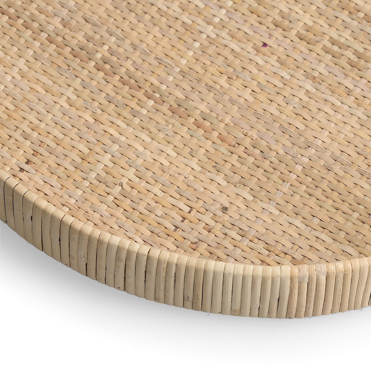 zeller-present-table-dekotablett-nature-rattan-40-cm image 2