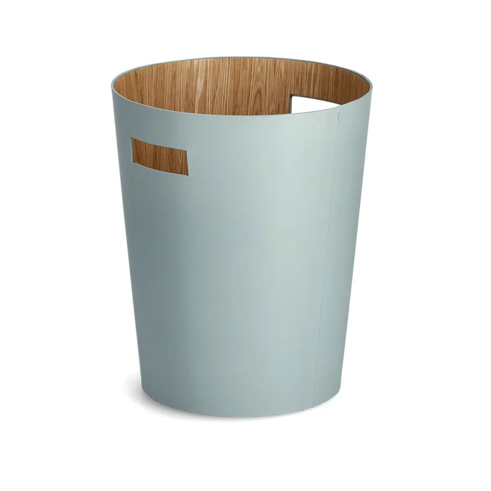 zeller-present-office-papierkorb-pappe-mint-zweifarbig image 1
