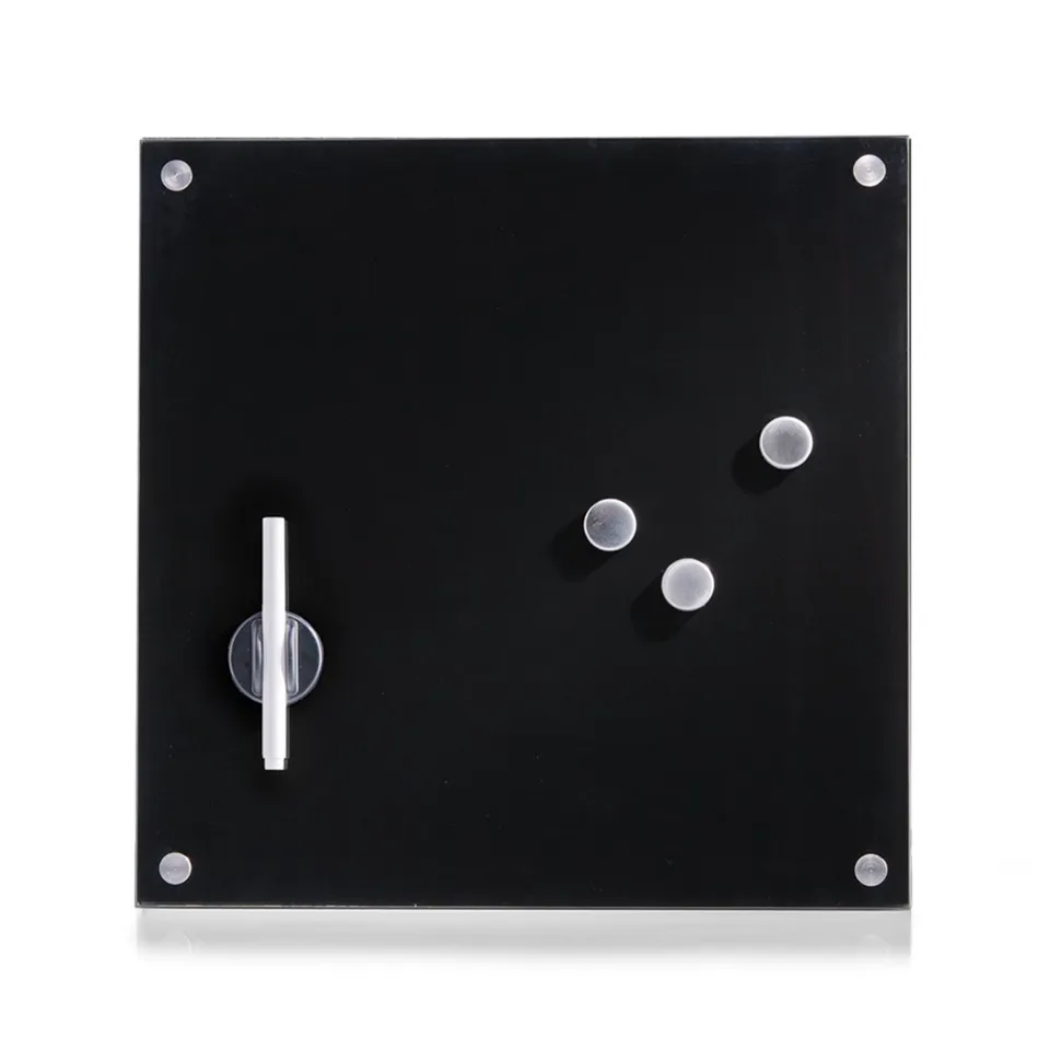 zeller-present-office-memoboard-glas-schwarz-beschreibbar image 1