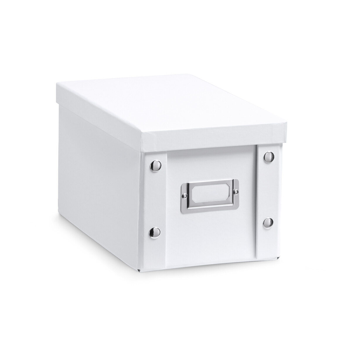 zeller-present-home-aufbewahrungsbox-wei-pappe-cd-box image 1