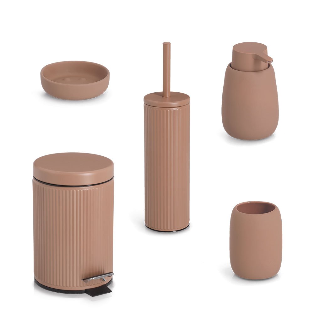 zeller-present-bad-kosmetikeimer-3-liter-mocca-mit-pedal image 3