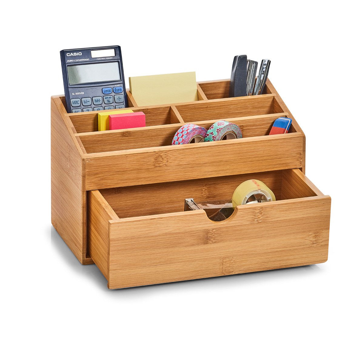 zeller-present-home-living-organizer-bambus-m-schubfach image 4