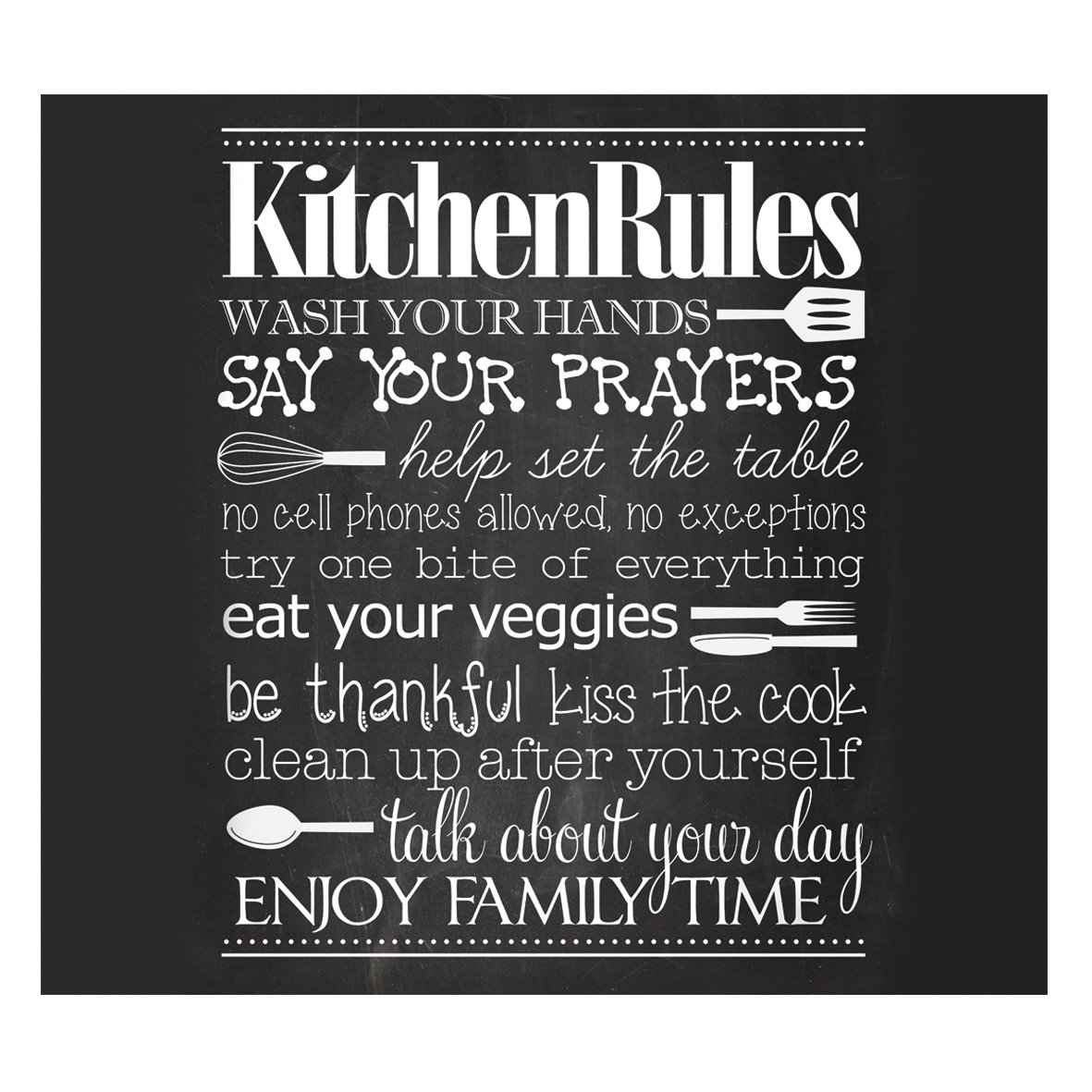 zeller-present-herdabdeckung-kitchen-rules-glas image 1
