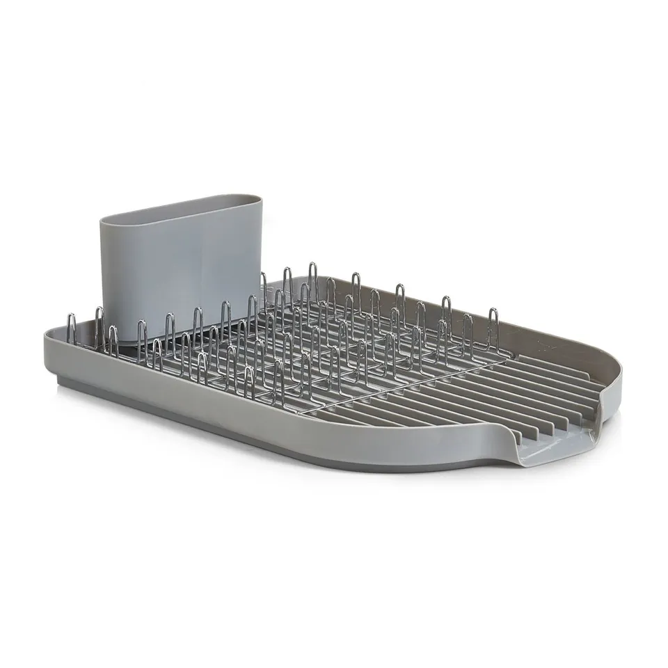 zeller-present-k-che-geschirrabtropfst-nder-metall-grau-2 image 1