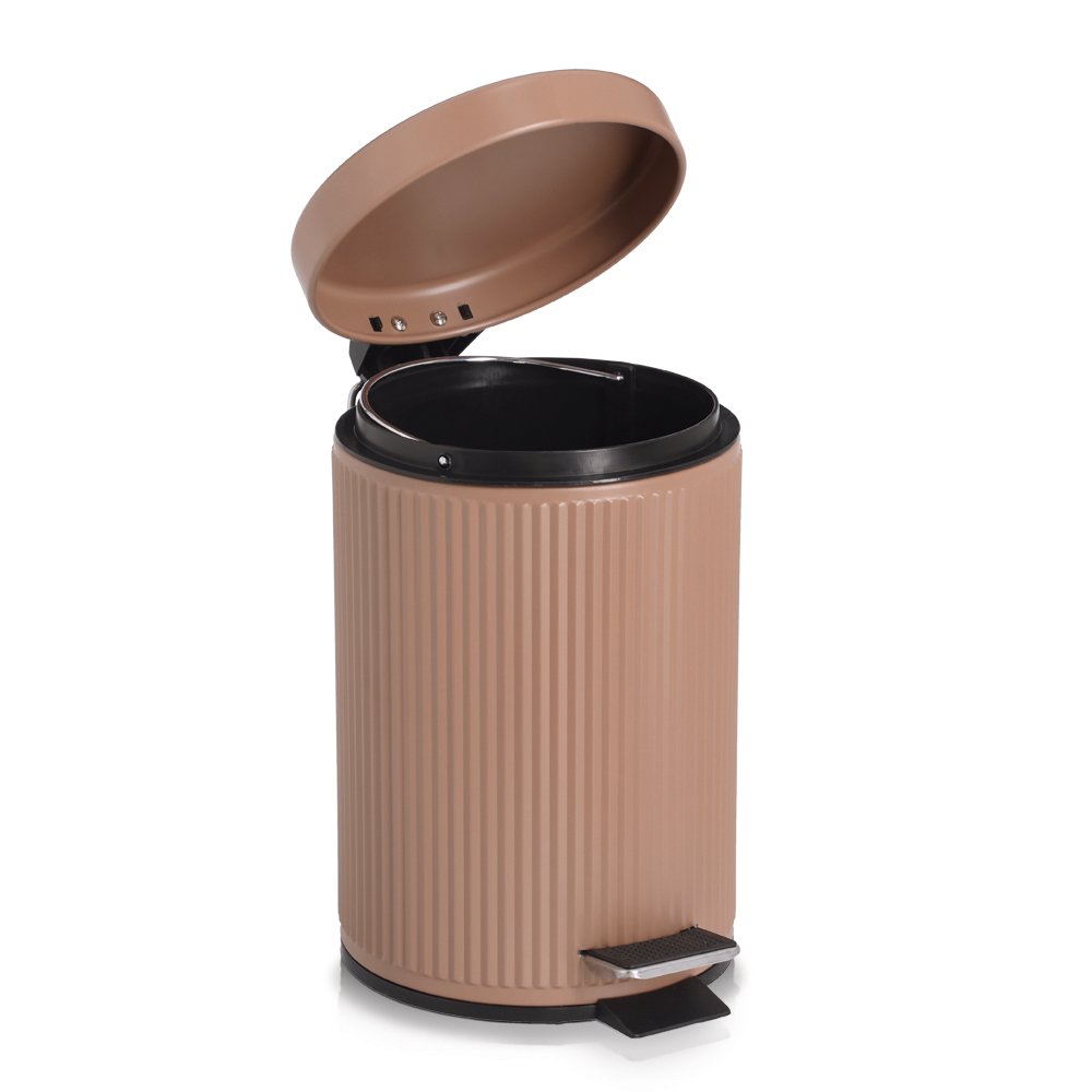 zeller-present-bad-kosmetikeimer-3-liter-mocca-mit-pedal image 2
