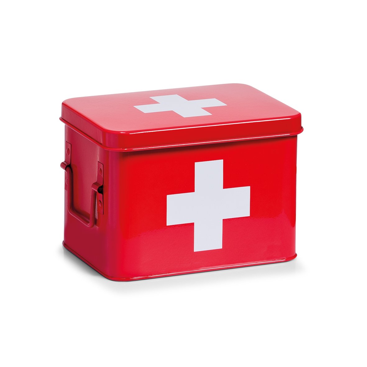 zeller-present-home-living-medizinbox-metall-rot image 1