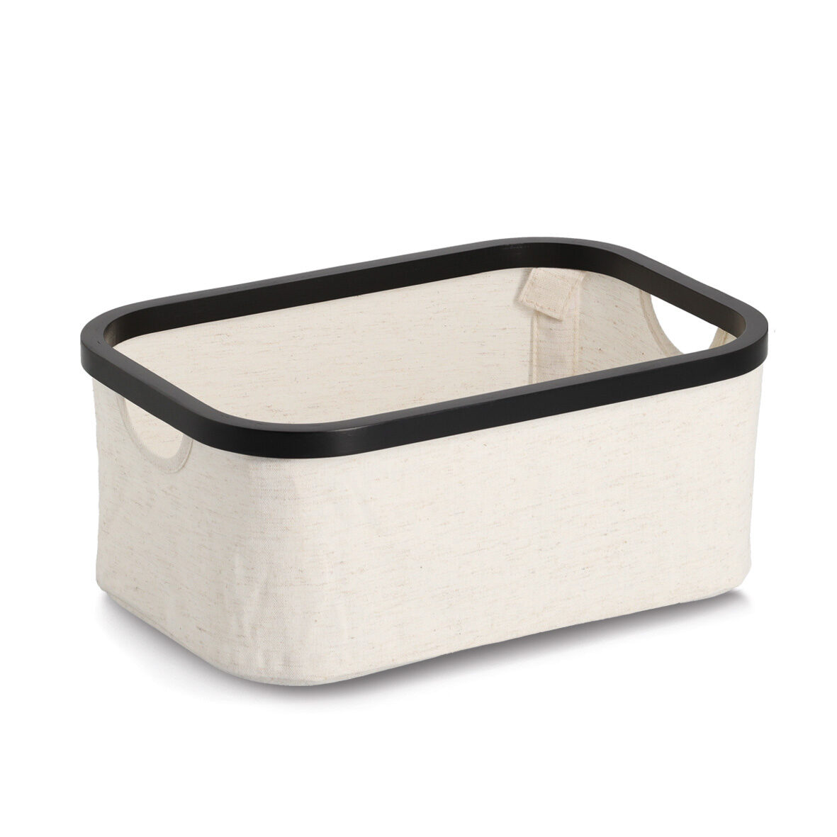 zeller-present-home-living-aufbewahrungskorb-creme-faltbar image 3