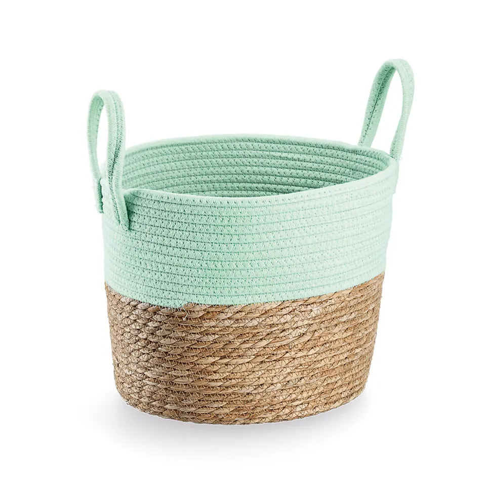 zeller-present-k-che-aufbewahrungskorb-mint-wasserhyazinthe image 1